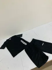 送料無料★adidas アディダス★半袖Tシャツ　ジャージ　ハーフパンツ★上下セット　セットアップ★キッズ　子供　140 ジュニア★ブラック　#80409sNj113