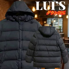 LUI’S ルイス ダウン70% フーディー ダウンジャケット Mサイズ ダークグレーのサムネイル