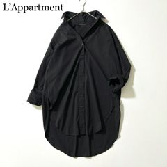 アパルトモン ドゥーズィエムクラス ボリュームスリーブシャツ 黒