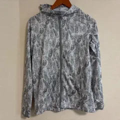 (^w^)b OUTDOOR PRODUCTS アウトドアプロダクツ トップス　ラッシュガード　リーフ柄　サラサラ　夏　長袖　フード　メンズ　レディース　Lサイズ　OM11828ONのサムネイル