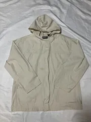 【90s BLASSPORT】ヴィンテージ コットンフーディー L ベージュのサムネイル