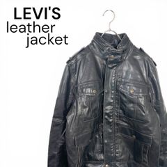 リーバイス LEVIS レザージャケット シングル ライダース フェード