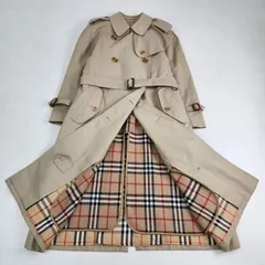 BURBERRY　トレンチコート　バーバリーズ ヴィンテージ ライナー付 ノバチェック 白タグ マキシ丈 ロング