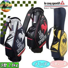 LG6SCB04M　ルコックゴルフ　グラフィックデザイン　キャディバッグ　ゴルフバッグ　　カートバッグ【宅配便】送料高騰の為【北海道・沖縄・離島】への発送はできません。