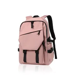 [T.Y.ryanryan] リュック メンズ レディース 大容量 カジュアル 男女兼用 15.6インチ PC収納 ピンク [ピンク]