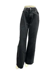 【未使用】【新古品】BA&SH  バッシュ HATCHA JEAN　スピックアンドスパン　ブラックデニムパンツ　40サイズ＿S11＿s-0435-r11＿セルモアから出品