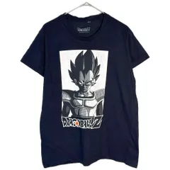 ドラゴンボールZ ベジータ 半袖Ｔシャツ アニメ キャラクター ブラック(メンズ L)中古 古着 X7898