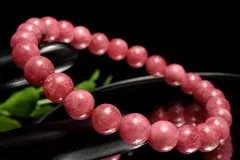 【１点物】春らしい華やかピンク ロードナイト　7mm　ブレスレット パワーストーン 天然石 _MC8072