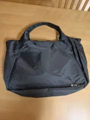 黒色 ジッパー ポケット 旅行用かばん