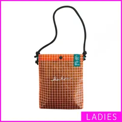 【新品・未使用】 サコッシュ レディース 軽量 きれいめ 斜めがけ おしゃれ ライブ 大人 かわいい ショルダーバッグ 縦型 クリアバッグ ショルダー 推し活 推しかつバッグ 透明 鞄 バッグ カクシ オレンジ×カーキ 橙 緑 KAKSI-05-CPMR2