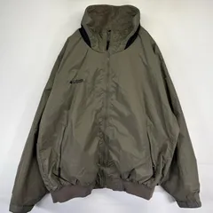 古着 コロンビア Columbia ナイロンジャケット ブルゾン フルジップ フリースライナー アウトドア ワンポイントロゴ 2XL  グレー系 メンズ