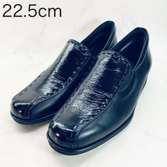 ✨極美品✨カンペール ライトニナ スリッポン 本革 黒 22.5cm