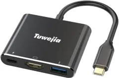 Pro/iPhone MacBook/iPad Hdmi 16/15/Huawei/Switch/Usb タイプシー UHD アダプタ PD急速充電ポート変換 3.0高速ポートタイプ100W C hdmiポートUSB 解像度 Tuwejia４K 変換 hdmi