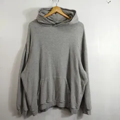 UpcycleLino BASIC 裏毛ビッグパーカー 600235-7056 nest Robe ネストローブ プルオーバー パーカー フーディー スウェット シンプル コットン 日本製 古着 グレー系 2 D165のサムネイル