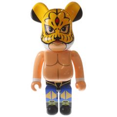 MEDICOM TOY BE@RBRICK First Generation Tiger Mask 1000% Bearbrick Figure Doll Yellow/Beige