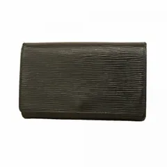 ★SALE【6cd5016】ルイヴィトン 財布 エピ ポルトモネビエトレゾール M63502 ノワール【中古】レディース