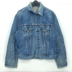 05w20399 リーバイス Levi's  デニムジャケット  ブルー系 44  USA製 メンズ  70505-0217  【中古品】