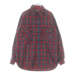 PENDLETON (ペンドルトン) VINTAGE ヴィンテージ タータンチェック ウールシャツ レッドのサムネイル