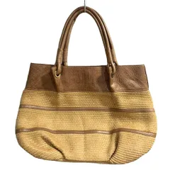 ハナアフ バイ バルコス hanaa-fu by BARCOS トートバッグ ハンドバッグ ベージュ ■GY99