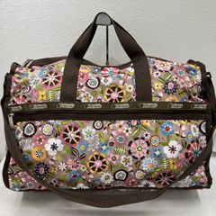 極美品】レスポートサック ボストンバッグ メルヘン柄 大容量 