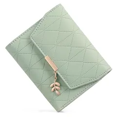 [RNIEGA] 財布 レディース 人気 2つ折り財布 軽量 コンパクト 小さい 折りたたみ財布 小銭入れ カード入れ スキミング防止 かわいい シンプル おしゃれ プレゼント 女性 ウォレット 0