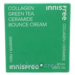 ｛特価・在庫処分｝イニスフリー コラーゲン グリーンティー セラミド バウンス クリーム 50ml 使用期限202609