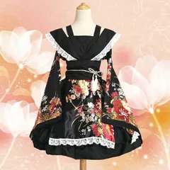 【超希少】大人気重桜系和風ロリィタ服 フルセット S/M 撮影やイベントに 新品未使用