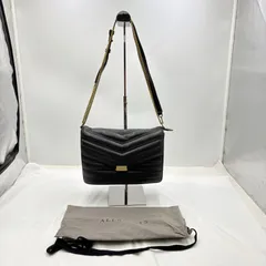 【❗️✨高級レザー×チェーンショルダー✨❗️】ALLSAINTS キルティングバッグ ブラック 2WAY チェーンバッグ 保存袋付き