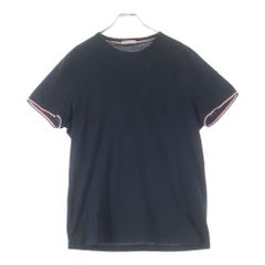 美品 MONCLER Tシャツ 刺繍 XL ネイビー ワッペン 4S559 - メルカリ