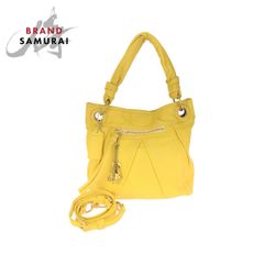 COACH コーチ イエロー マスタード ゴールド金具 レザー 13416 ショルダーバッグ ホーボー レディース 601610 【中古】 COACH コーチ イエロー マスタード ゴールド金具 レザー 13416