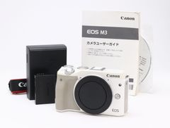 B+ (並品) Canon キヤノン EOS M3 ボディ ホワイト 初期不良返品対応