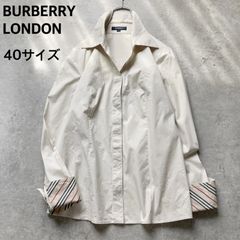 BURBERRY LONDON メガチェック柄 リネン混 シャツ42 リネン混 - メルカリ