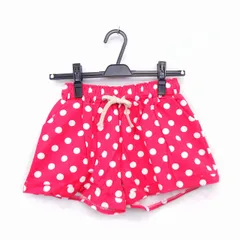 子供服 ズボン パンツ ショート コットン 綿 水玉模様 ドット ピンク /HT5 N
