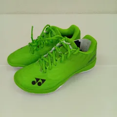 ​【展示品/タグ・箱付き】ヨネックス パワークッション エアラスZ メン フラッシュグリーン 24.0cm 24.5cm YONEX バドミントンシューズ バドミントン シューズ 24.0 24.5 エアラスZメン ローカット 3E設計 SHBAZ2MY