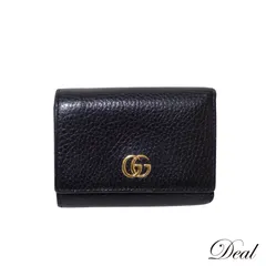 グッチ GGマーモント コンパクトウォレット 474746 CAO0G 1000 レディース 三つ折り財布