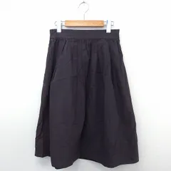 コラージュ ガリャルダガランテ COLLAGE GALLARDAGALANTE スカート フレア 膝丈 ギャザー シンプル サイドジップ F チャコール /ST20