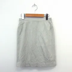 セルッチオ CERCHIO スカート タイト 膝丈 シンプル バックジップ M グレー /ST31