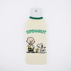 ☆ 01.IVORY ☆ PN BOTOCO ペットボトルカバー スヌーピー ボトルカバー ニットペットボトルカバー 水筒カバー 水筒ケース ニット ヘミングス 15114 SNOOPY 洗える ペットボトルケース キャラクター おしゃれ 可愛い 大人かわいいのサムネイル