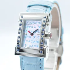 CARRERAY CARRERA カレライカレラ Tempus Fugit テンパス フギット ウォッチ 腕時計 Quartz クオーツ アナログ サファイアベゼル MOP文字盤 Ladies レディース 女性 稼働品 希少 新品バッテリー クリーニング済みのサムネイル