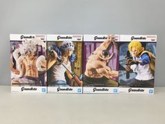 피겨 4체 세트 원피스 Grandista 트라팔가 로우 사보 에드워드 뉴게이트 흰수염 루피 기어 5 미개봉 2512LBR053