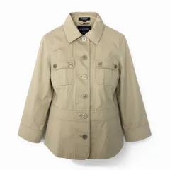 78d9 BURBERRY LONDON バーバリー ロンドン シャツジャケット Shirt Jacket サイズ38 ベージュ 山陽商会t18rのサムネイル
