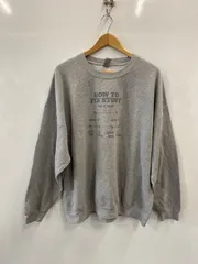 タ77⚫︎GILDAN⚫︎ギルダン⚫︎トレーナー⚫︎裏起毛⚫︎長袖⚫︎前プリント⚫︎size2XL⚫︎グレー