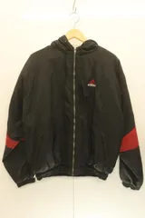 【中古】 adidas メンズ中綿ジャケット -- 中綿ジャケット adidas -- 黒 ブラック ロゴ