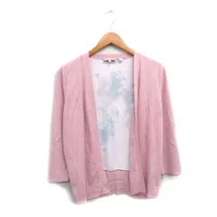 テッドベーカー TED BAKER トッパー カーディガン 七分袖 花柄 2 ピンク /KT29のサムネイル