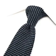 BARBA バルバ / ネクタイ ニットタイ メンズ シルク カシミヤ ネイビー イタリア製 ビジネス 428487のサムネイル