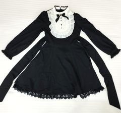 BLACK PEACE NOW ストライプレース ワンピース - メルカリ