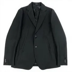 Md9 JILSANDER ジルサンダー テーラードジャケット ウールジャケット ブレザー イタリア製 54サイズ ブラック ウール100％ メンズ 男性用o07tのサムネイル