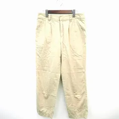 マカフィー MACPHEE トゥモローランド パンツ ボトムス 無地 シンプル ロング丈 36 ベージュ /MT28