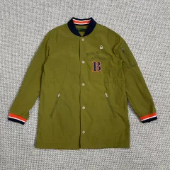 ベネトン カーキ色 ブルゾン ジャケット スタイル