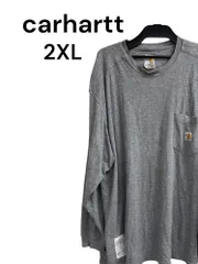 carhartt 長袖 Tシャツ ロンT 2XL グレー　　　827